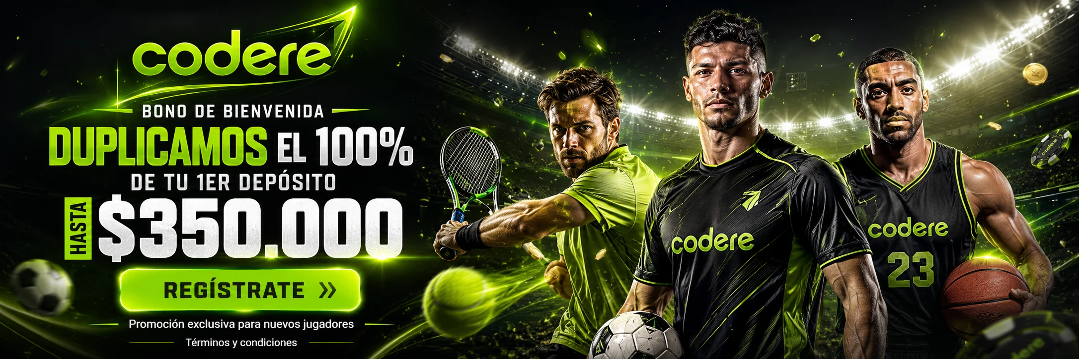 Codere - games grid